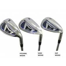 AGXGOLF LADIES  MAGNUM XS SERIES WEDGES: PITCHING WEDGE, GAP WEDGE & SAND WEDGE. RIGHT HAND, ALL SIZES 